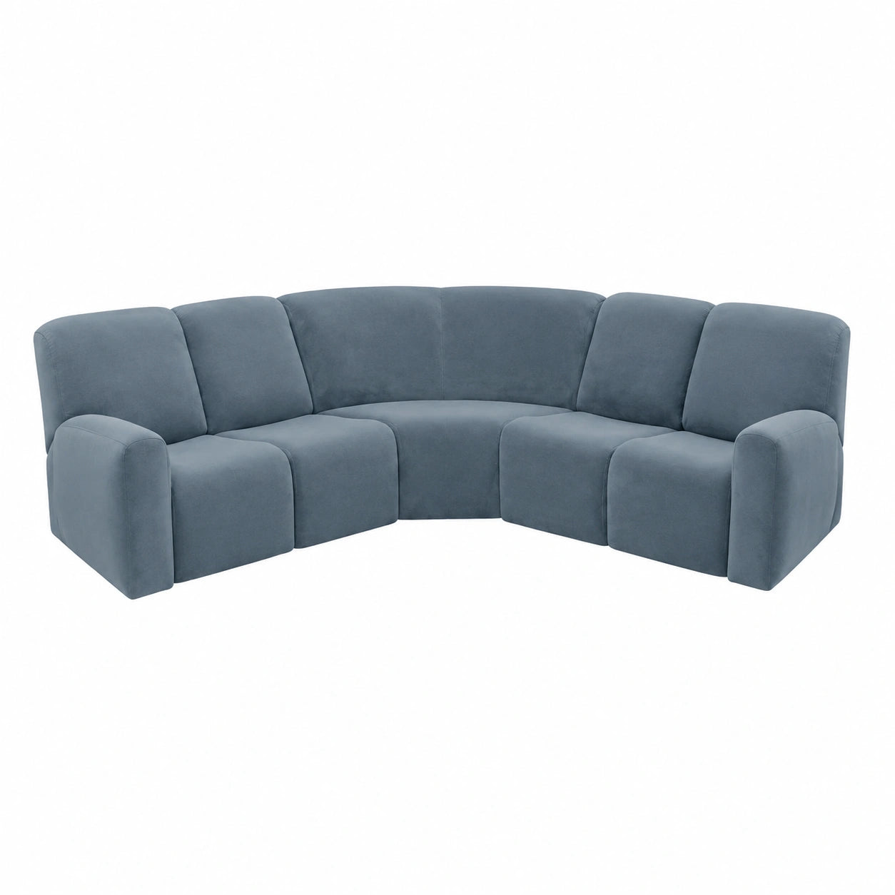 Copridivano per Divano Angolare in Velluto Elasticizzato, Set di 7 Pezzi, Protezione Elegante e Resistente